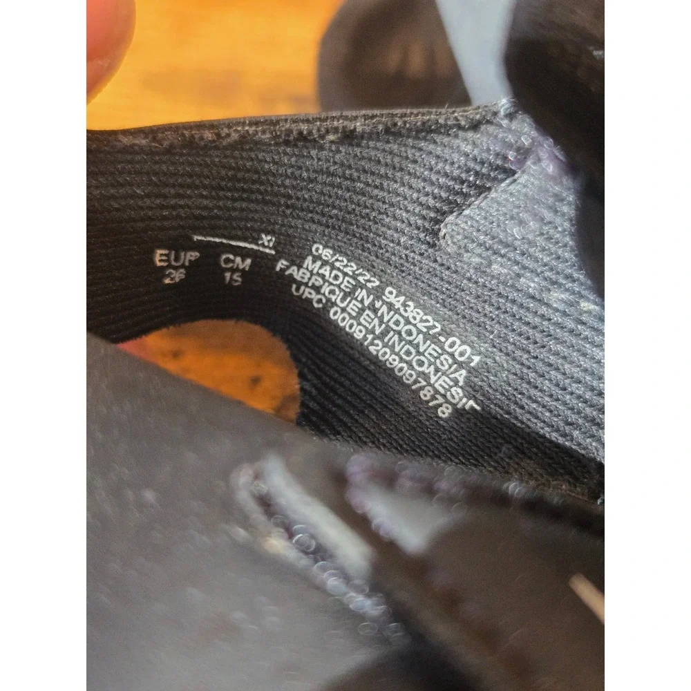 Nike Sunray Protect 2 TD Kids Black Water Sandals 943827-001 Size‎ 9C